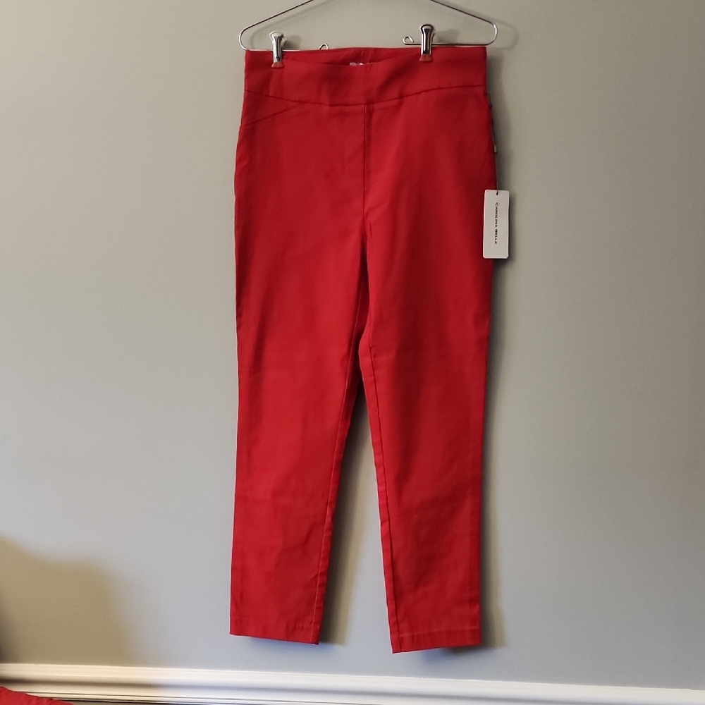 Carolina Belle Vibrant Red Pants